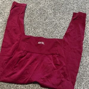 AYBL Women's Burgundy Leggings